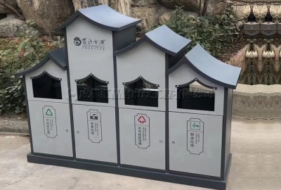 绵阳定制中国风分类垃圾桶T-22001