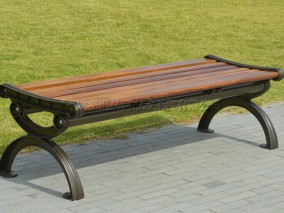 铸铝碳纤维椅无靠背公园椅Y-18012