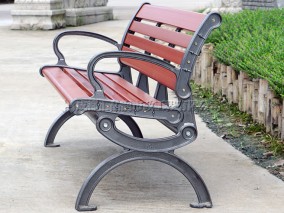 户外塑木公园椅Y-18138